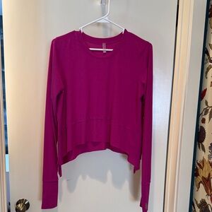 Fuchsia Crewneck Long Sleeve Top by free people